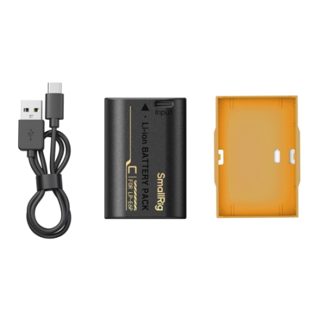 SmallRig 5295 - zamiennik, akumulator Canon LP-E6P (port USB-C, 2600mAh) - zawartość zestawu